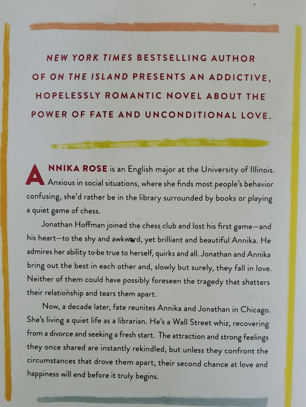 Adult Fiction Book